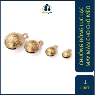 Chuông đồng lục lạc may mắn cho chó mèo
