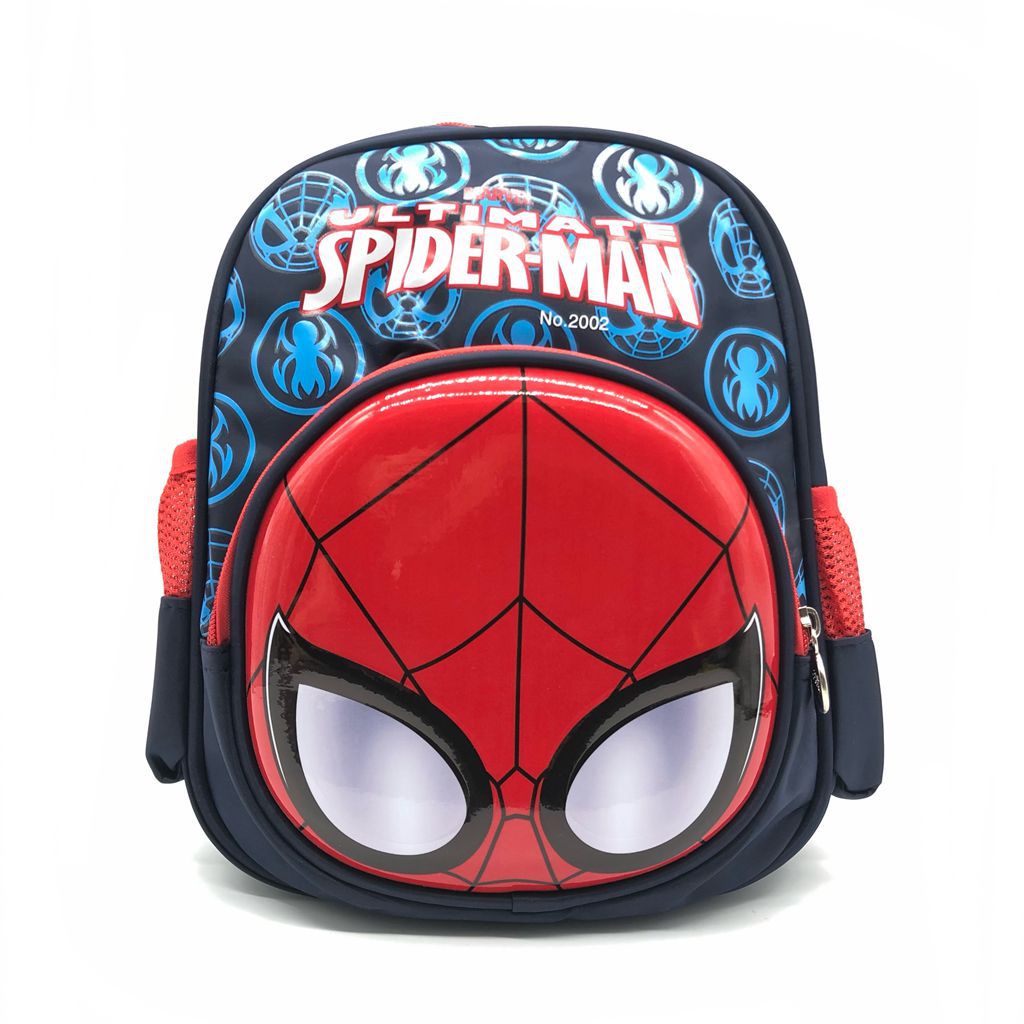 Ba Lô Đi Học Họa Tiết MARVEL Spiderman Captain America 3D Dành Cho Các Bé