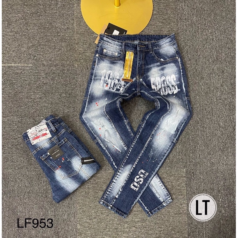 Quần Jean sơn chữ cực hot💥