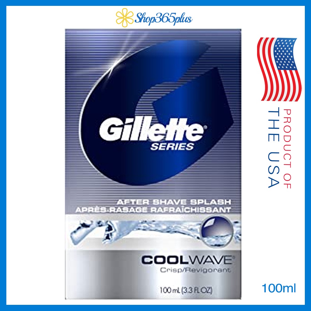 Nước Hoa Sau Cạo Râu Gillette Series After Shave Splash Cool Wave - 100ML
