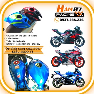 Ốp bình xăng GSX150 R150 bản Sport - kiểu INDO