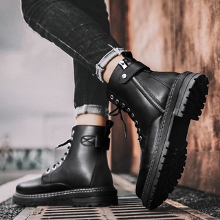 Giày Boot Nam Khóa Kéo COMBAT GN343