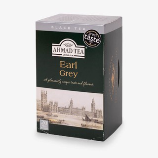 Trà đen Bá Tước Ahmad - Ahmad Earl Grey Tea Foiled teabags (túi lọc có bao thiếc)