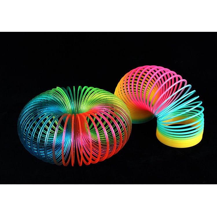 Lò xo cầu vồng bay nhảy ma thuật chơi cực thích