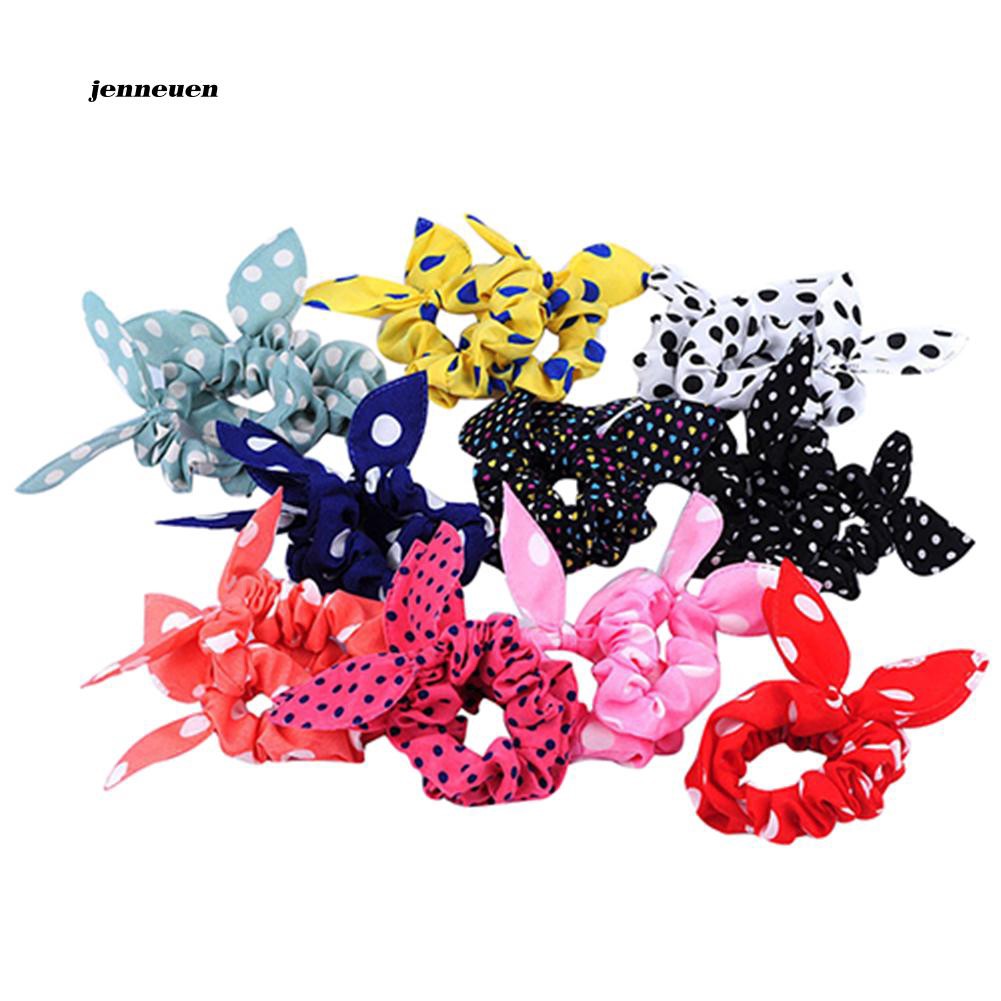 Dây cột tóc có chi tiết tai thỏ dễ thương