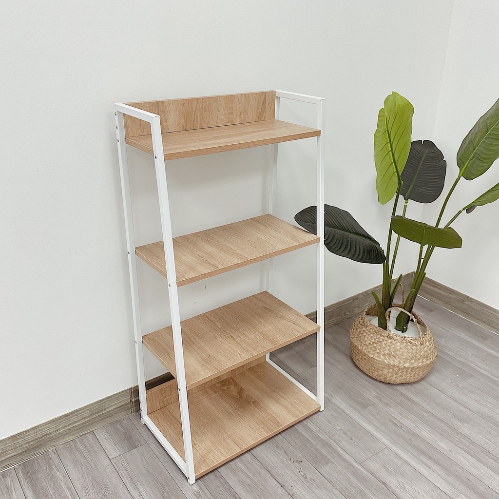 Kệ đa năng Kodo 4 tầng tiện lợi thông minh khung trắng - GM06