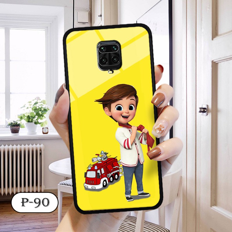 Ốp lưng kính 3D Xiaomi Redmi Note 9S/ Note 9 Pro- hình cute