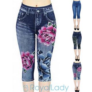 Quần skinny họa tiết in trẻ trung sành điệu cho nữ