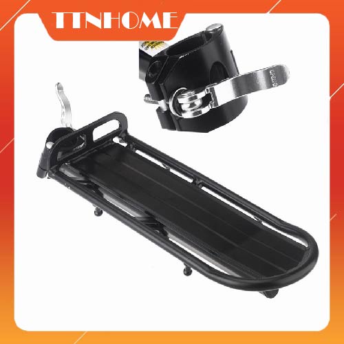 Giá đèo hàng xe đạp hợp kim nhôm tháo lắp nhanh