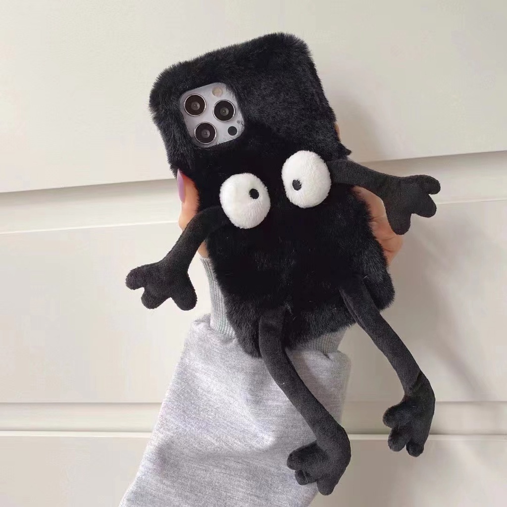 Ốp điện thoại hình bùi nhùi đáng yêu thích hợp cho Iphone 13 13pro Max11 Pro Max Xs M