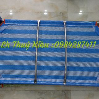 Giường lưới cho bé xanh dương
