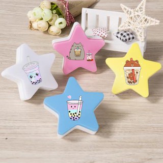 Đèn ngủ ngôi sao trà sữa DLSI21 đèn ngủ boba tea cảm biến ánh sáng hoạt hình cute dễ thương