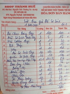 Combo đồ sơ sinh trọn gói cho bé .