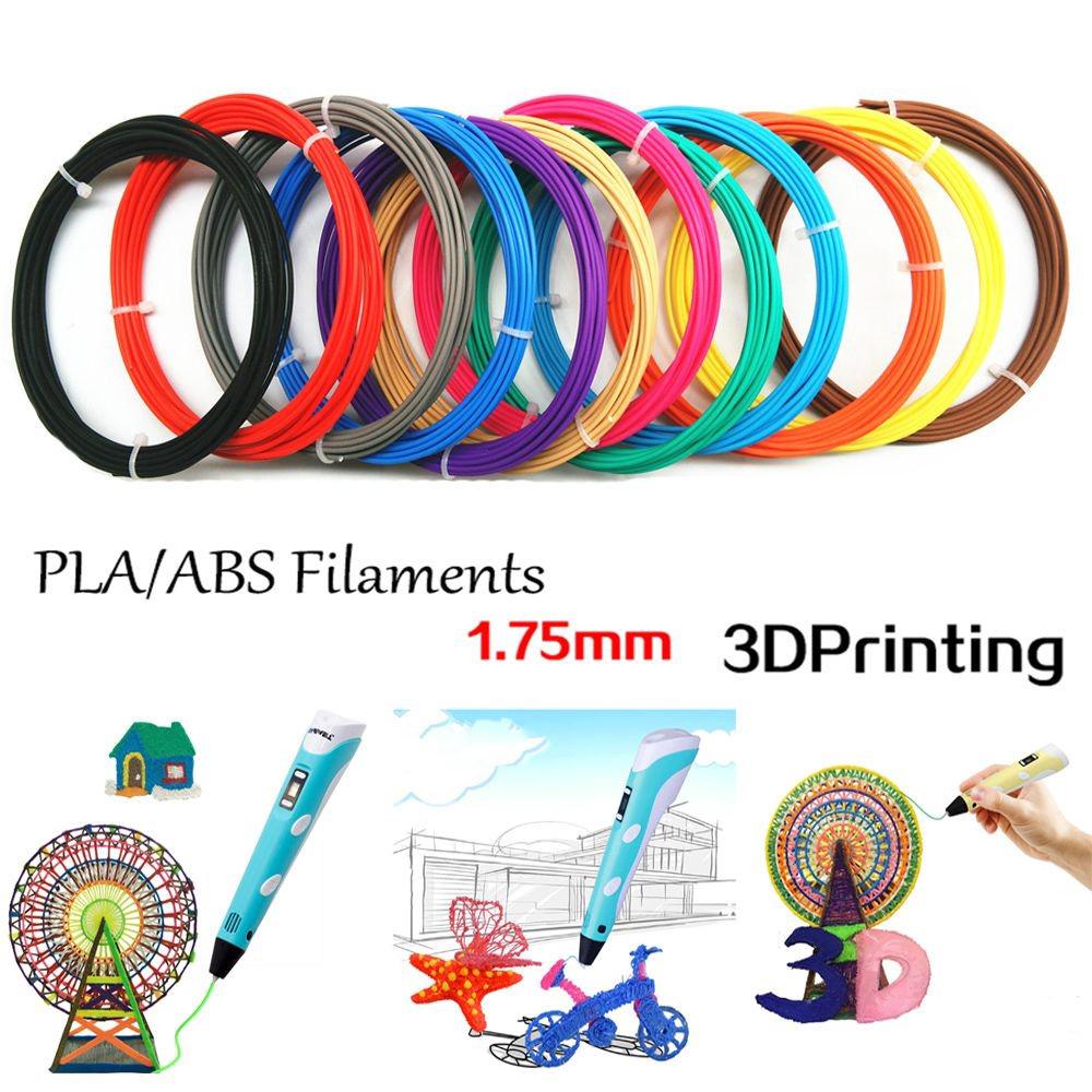 KIDDOVE Mực bút vẽ 3D 1.75mm chiều dài 10m/5m