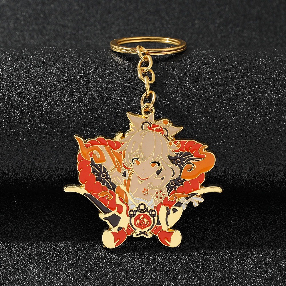 Móc khóa nhân vật game Genshin Impact Venti/ Xiao/ Keqing/ Zhongli/ Ganyu/ mặt nạ Xiao/ mặt nạ Childe - GSK111