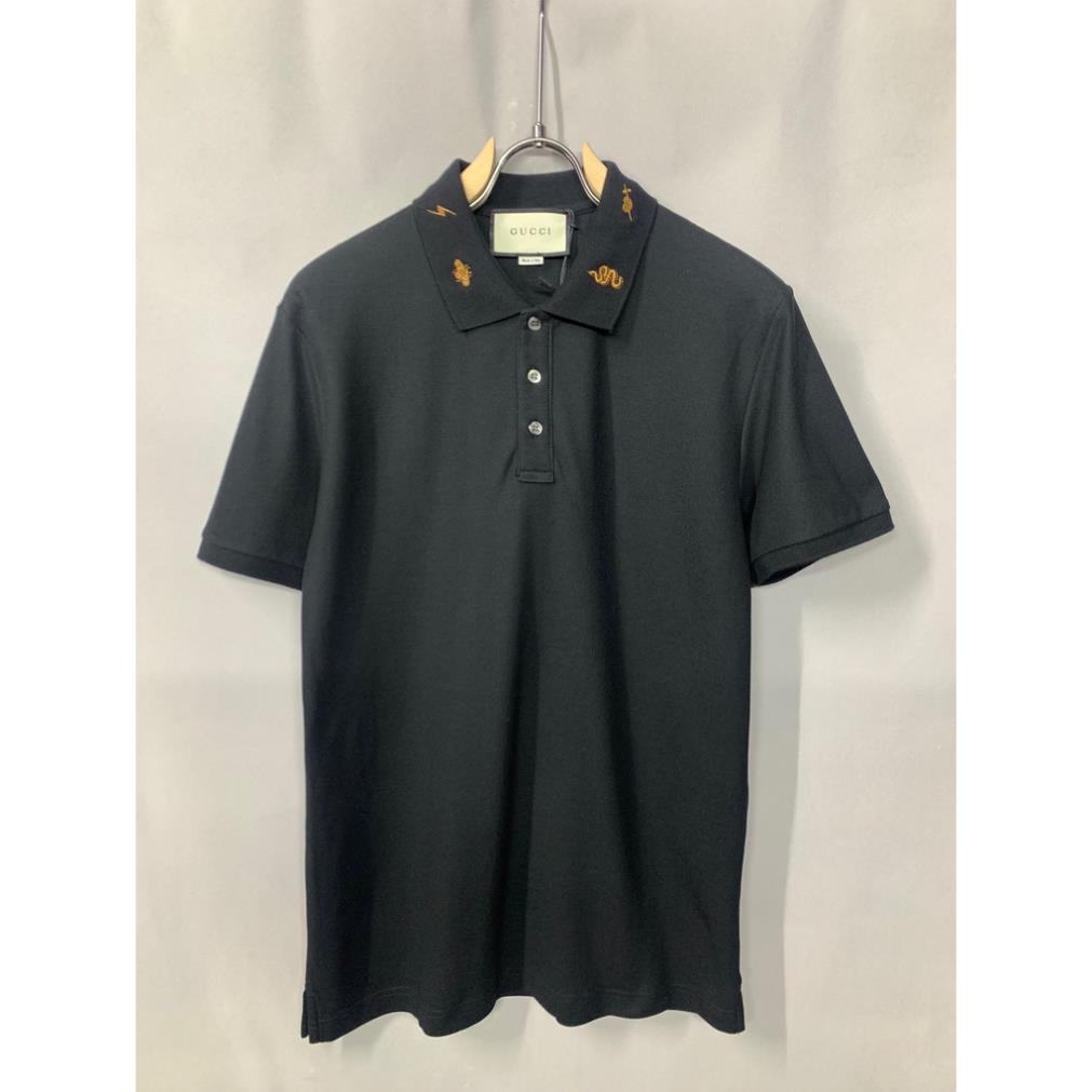 Áo polo Gucci Original thêu Ong rắn cổ 