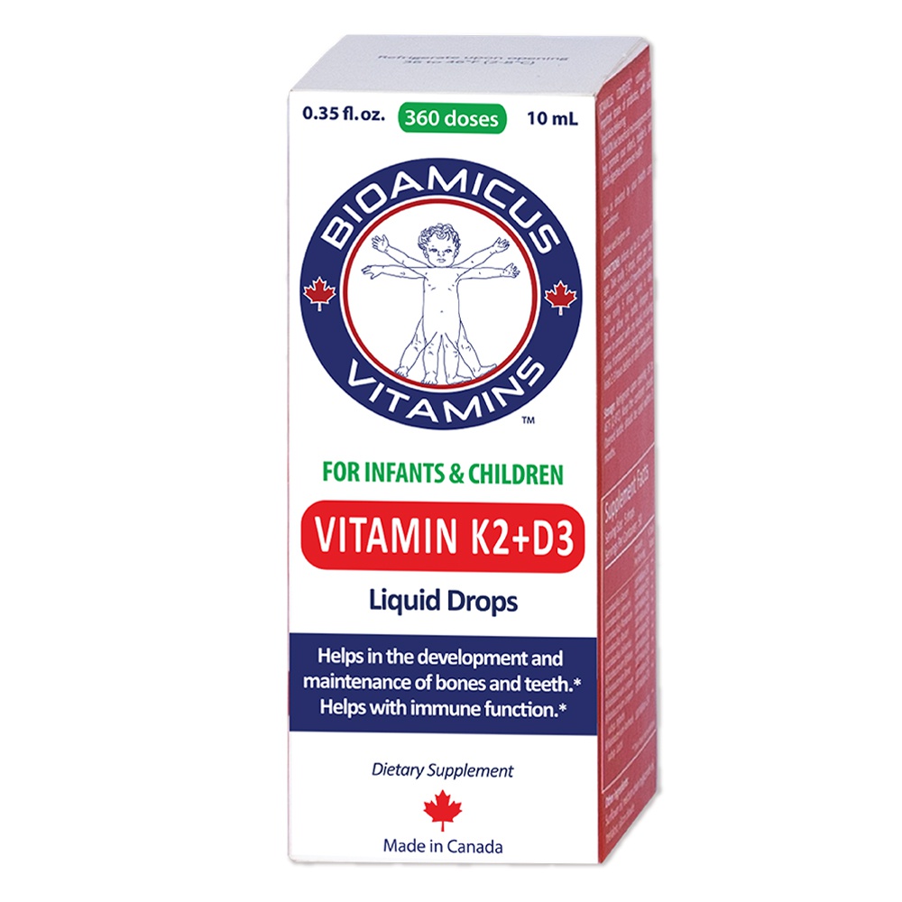 Vitamin D3K2-MK7 BioAmicus Dạng Giọt Cho Trẻ Sơ Sinh 10ml