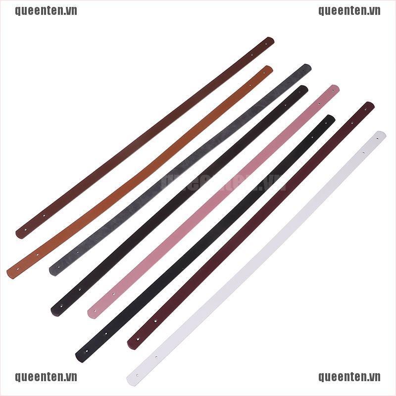 2Pc/Set PU Leather Tote Bag Strap Replacement for Handbag Detachable Handle Belt QUVN