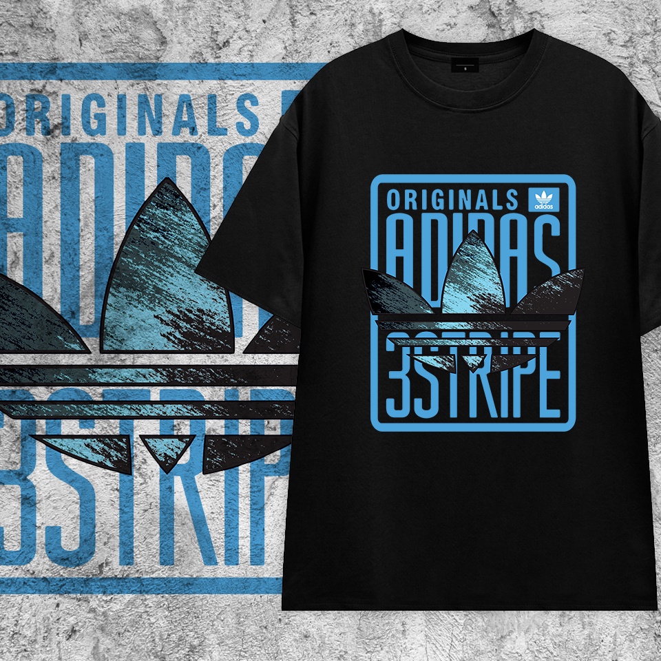 Áo ADIDAS 3 sọc nam nữ, Áo phông Adidas , Áo thun thể thao tay ngắn cotton cổ tròn vải dày co giãn cao cấp Wolfer Store