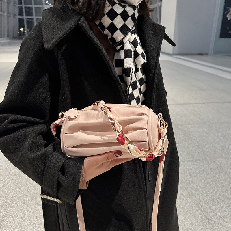 Túi đeo chéo Jasmin Noir bằng da PU thiết kế thời trang sành điệu dành cho nữ