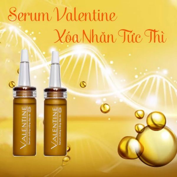 Serum dưỡng trắng đẹp da Valentine 10 ml / 2 lọ x 10ml chính hãng Sao Thái Dương