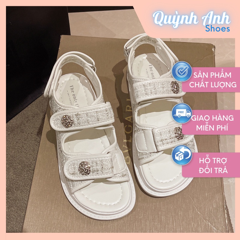 Sandal Nữ Quai Dán Hàn Quốc Sang chảnh Hot Trend