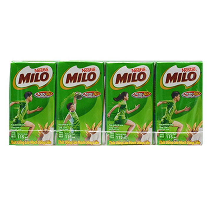 Thùng 48 Hộp Milo Lúa Mạch 115ml