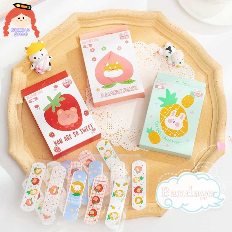 Băng keo cá nhân mini dễ thương chống nước thoáng khí sử dụng tại nhà cho bé NIKKI