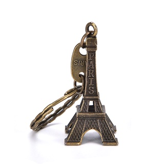 1pc  Móc Khóa Hình Tháp Eiffel Phong Cách Cổ Điển
