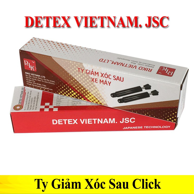 Ty giảm xóc sau Click thương hiệu Detex