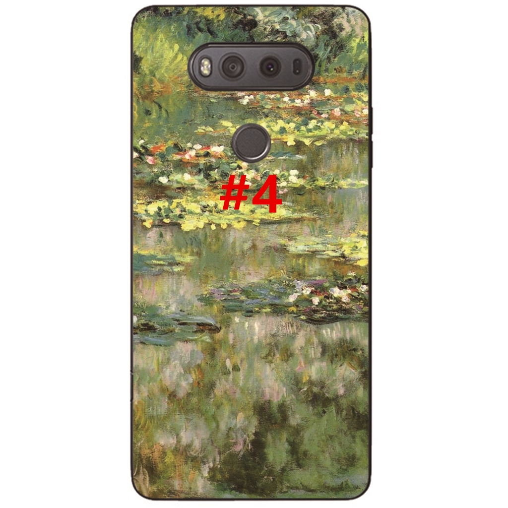 Ốp điện thoại TPU in hình tranh họa sĩ Van Gogh cho LG V40 V30 V20 V10