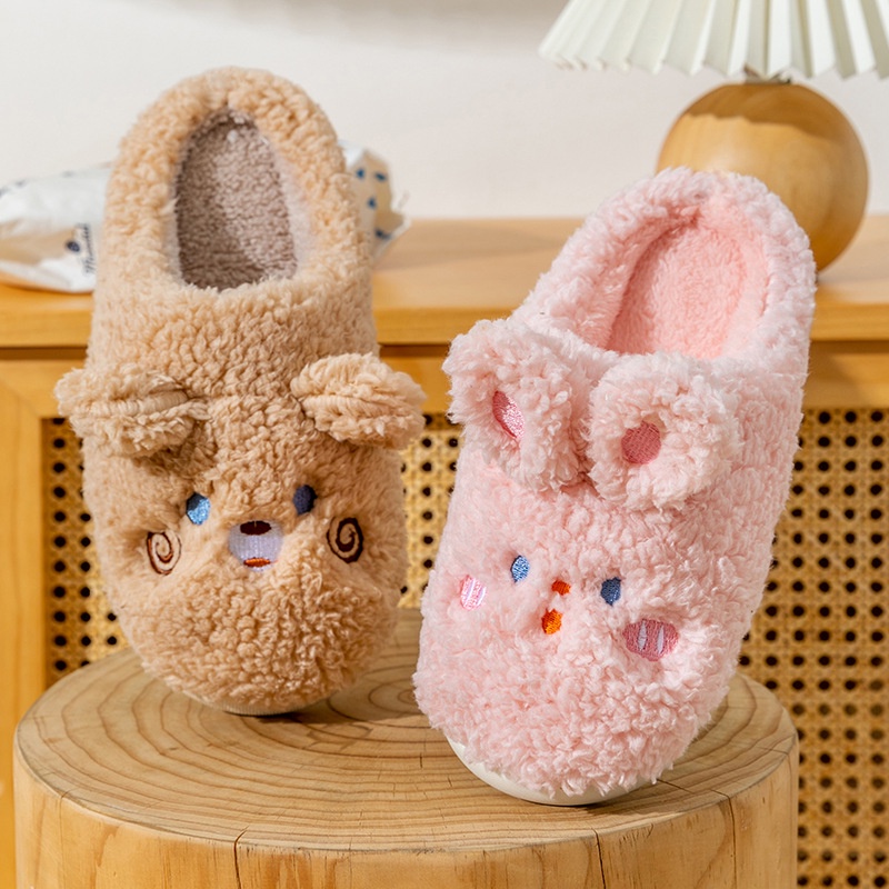 Dép Bông, Dép Lông Ấm Hình Thỏ Xinh Xắn, Dễ Thương Nhiều Màu Warm&amp;Cute A147