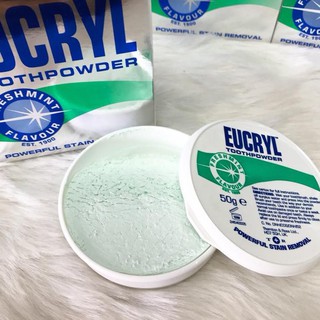 Bột Trắng Răng Eucryl Giúp Răng Trắng Sáng 50gram
