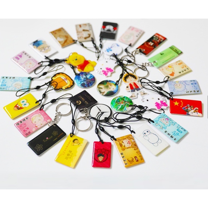 Thẻ Cảm Ứng Từ Thang Máy, Khóa Cửa Thông Minh, Chìa Khóa Xe Máy Hình Cute - RFID 125khz
