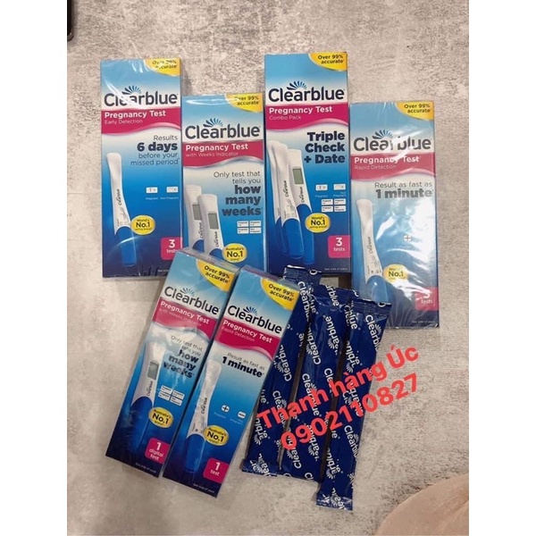 Que thử thai + Que thử rụng trứng ClearBlue