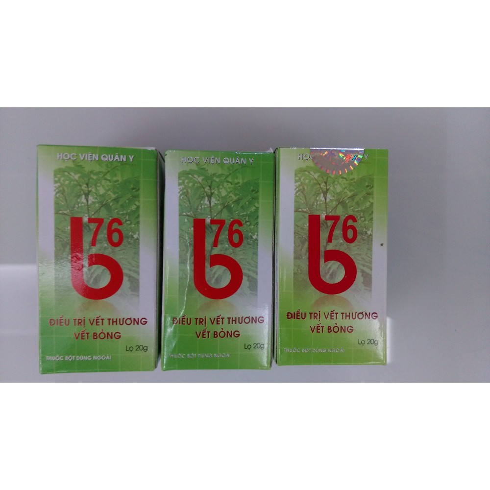 B76 - giảm vết thương, vết bỏng