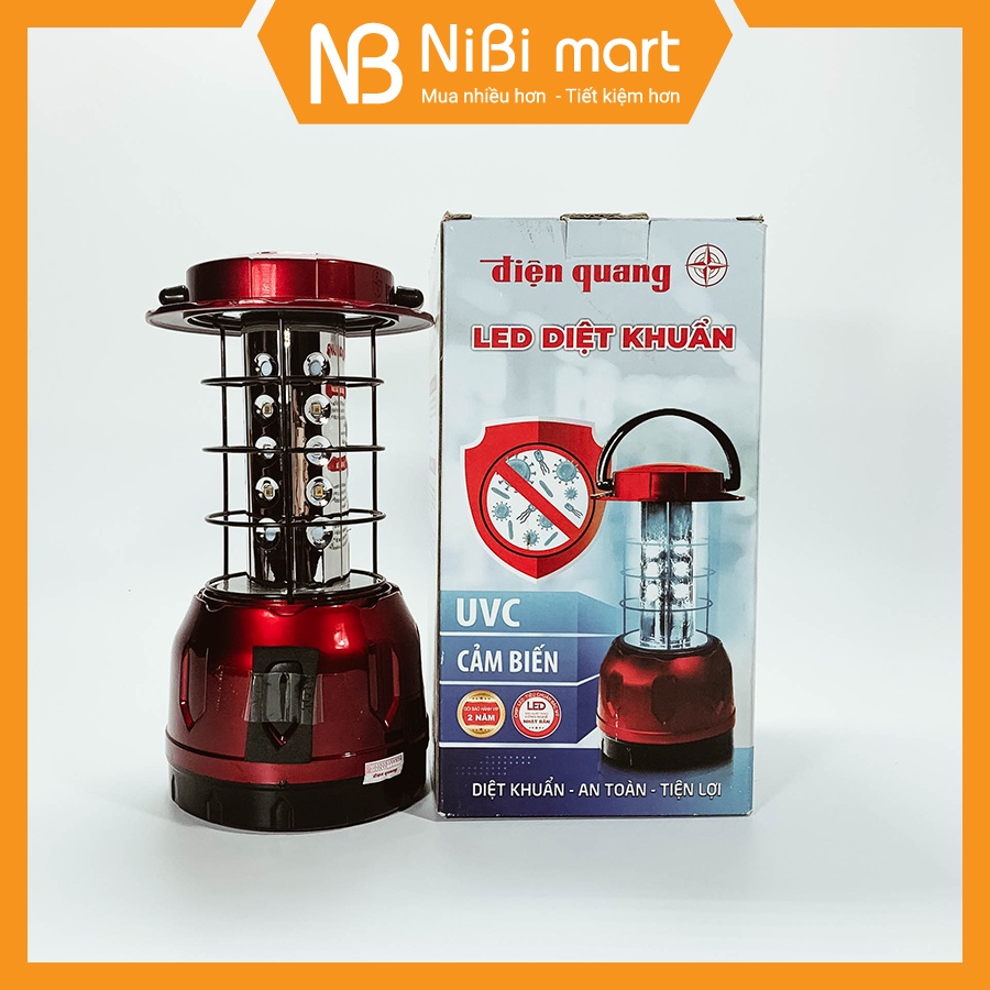 Đèn LED diệt khuẩn Điện Quang PRL01 06UVC ( 6W, tia UVC, để bàn, an toàn, tiện lợi )