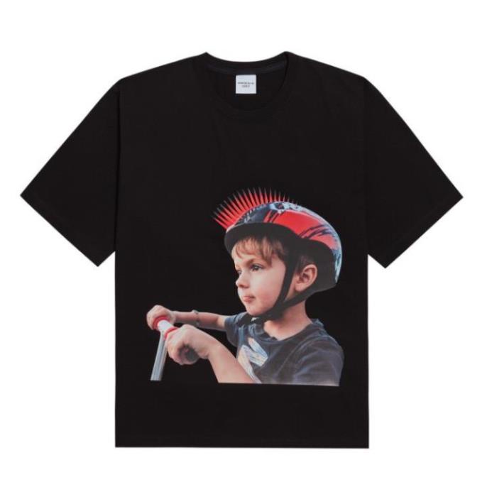 [HOT] [ADLV] Áo thun unisex ACME DE LA VIE BLACK MOHICAN HELMET 100% cotton form oversize rộng tay l