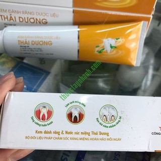 Kem đánh răng dược liệu Thái Dương