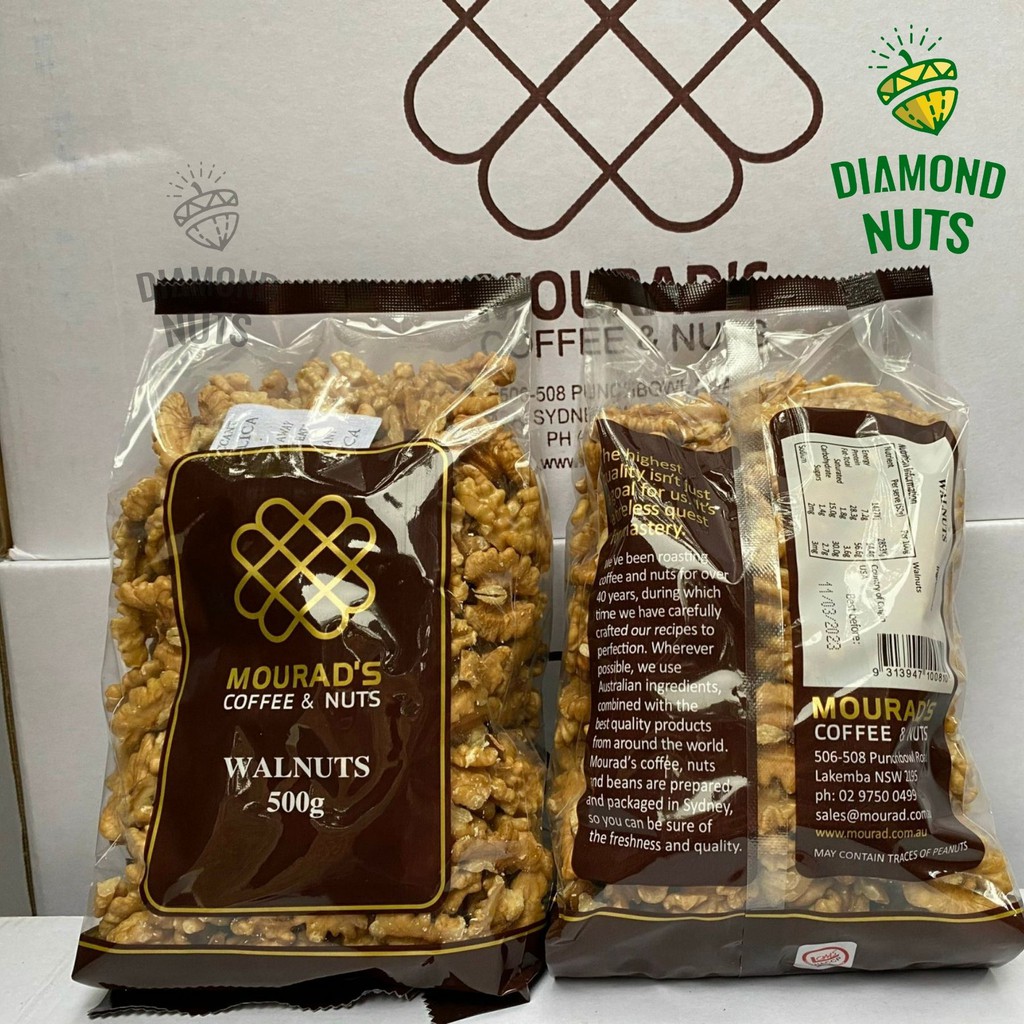 Nhân óc Chó sấy - Hạt óc Chó Tách Vỏ úc Mourad's 500g (Làm sữa / Ăn Kiêng / ăn Vặt/ ăn Dặm) | BigBuy360 - bigbuy360.vn