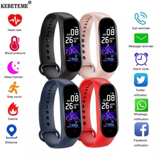 Vòng đeo tay thông minh kết nối Bluetooth M5 theo dõi sức khỏe