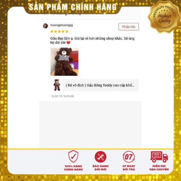 [Hàng Loại 1] Gấu Bông Teddy cao cấp khổ vải 1m8 cao 1m6