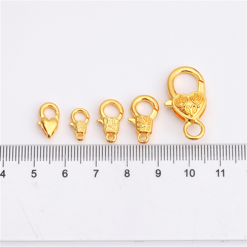Khóa tôm hùm Beadia mạ hợp kim 18k dùng làm trang sức thời trang tùy chọn số lượng DIY