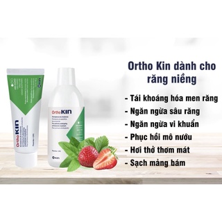 Kem đánh răng dành cho răng niềng Ortho Kin 75ml