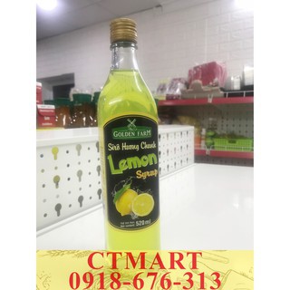 Siro hương chanh Lemon Golden Farm 520ml