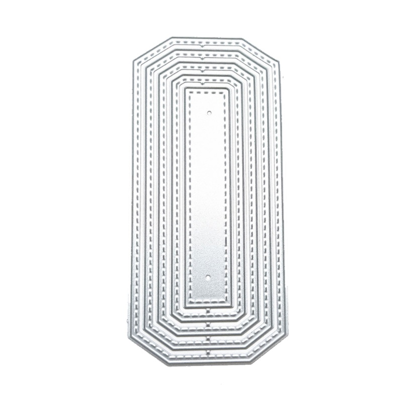 ✿ Thẻ hình chữ nhật cắt kim loại khuôn mẫu bút chì tự làm sổ lưu niệm album giấy mẫu