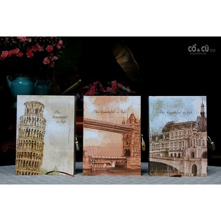 Sổ tay nhật ký có khóa cổ điển