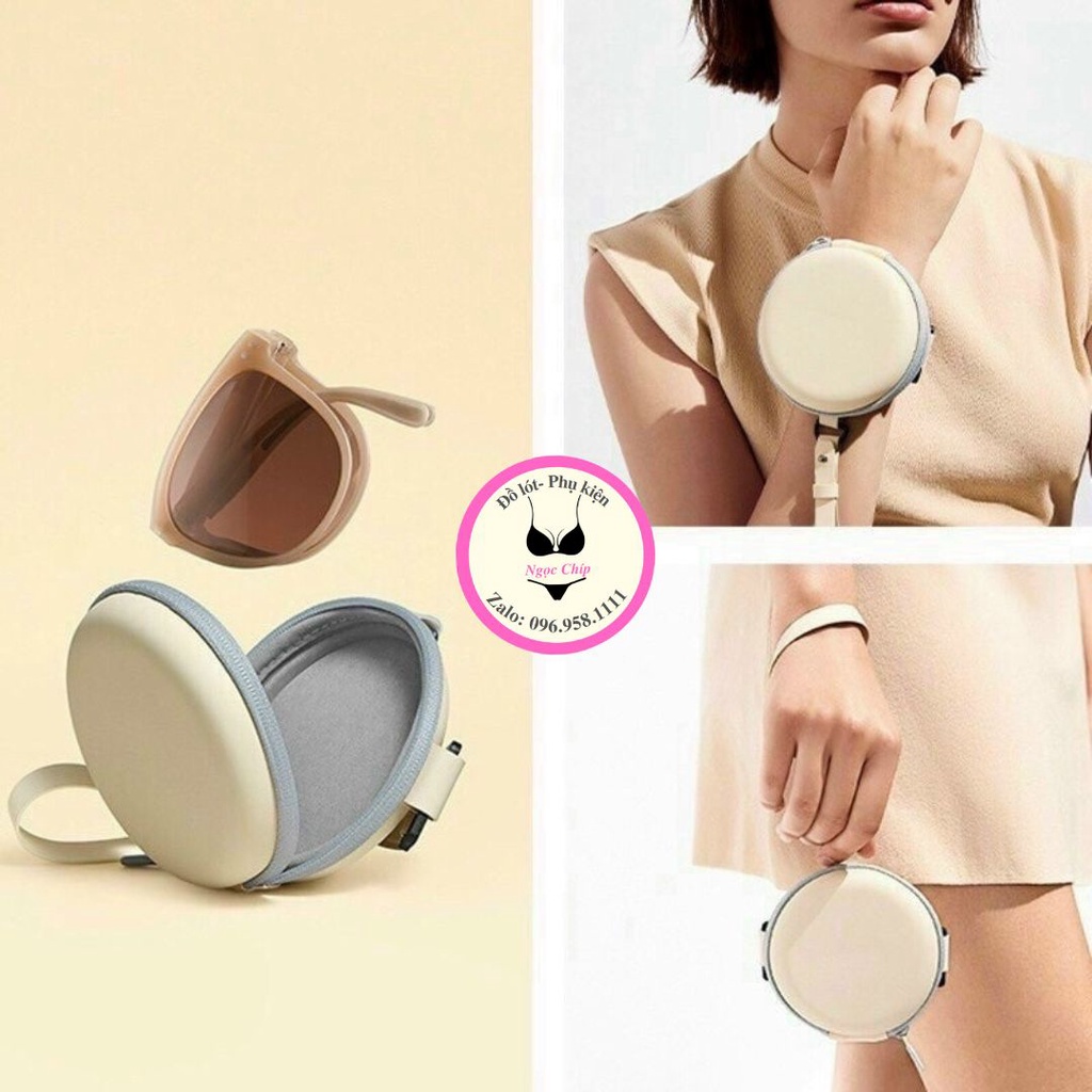 Kính mát thiết kế gấp gọn siêu tiện lợi, kính râm chống tia UV kèm hộp cao cấp K02