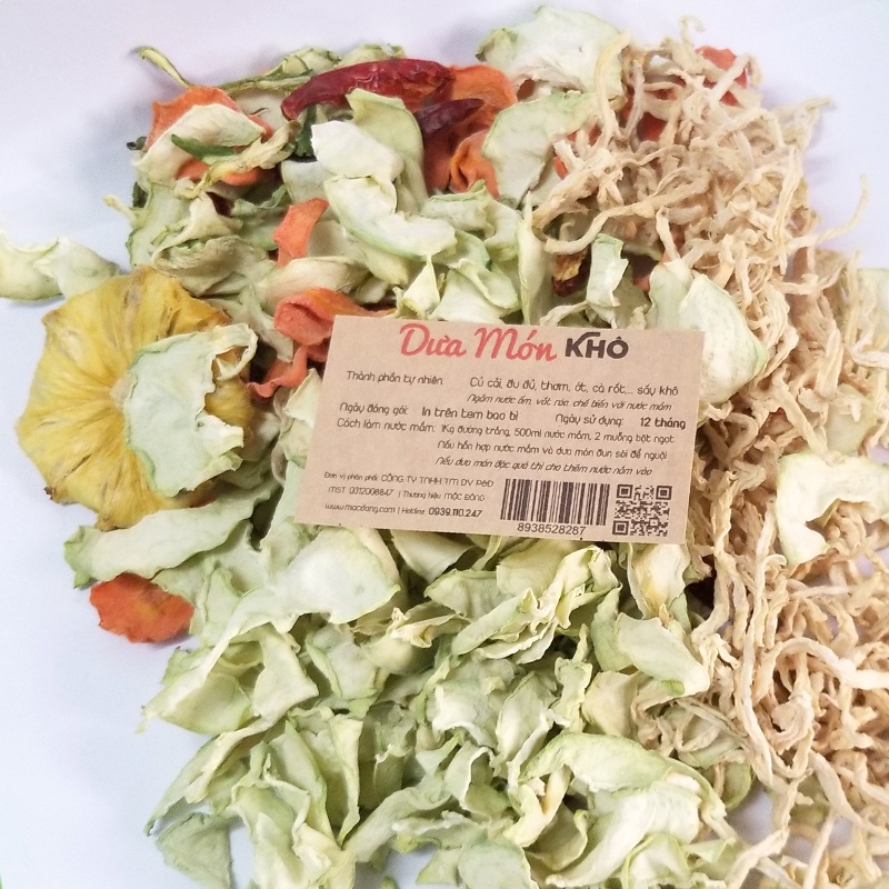 Dưa Món Khô gói 120gr đủ các vị làm món dưa món ngày Tết