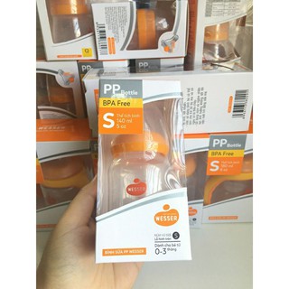 VB. Bình sữa Wesser 140ml < Bé Sơ Sinh>